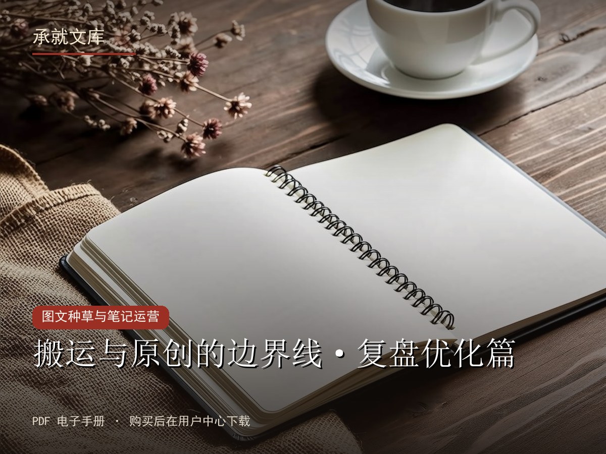 搬运与原创的边界线·复盘优化篇