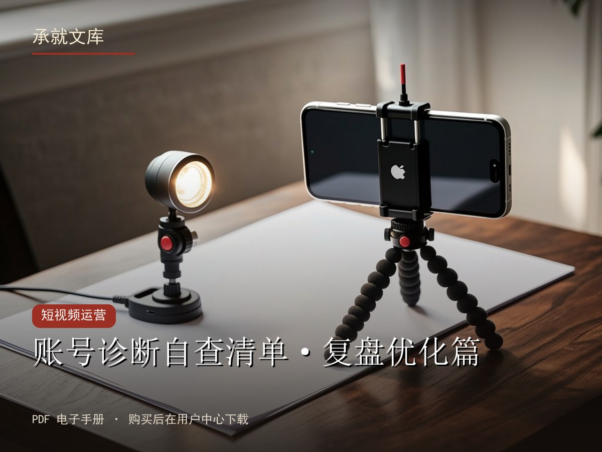 账号诊断自查清单·复盘优化篇