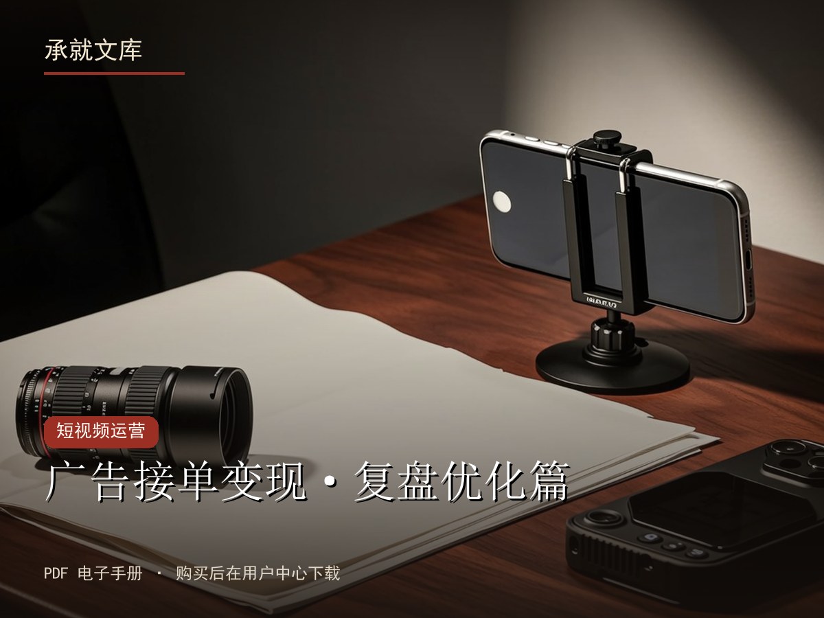 广告接单变现·复盘优化篇