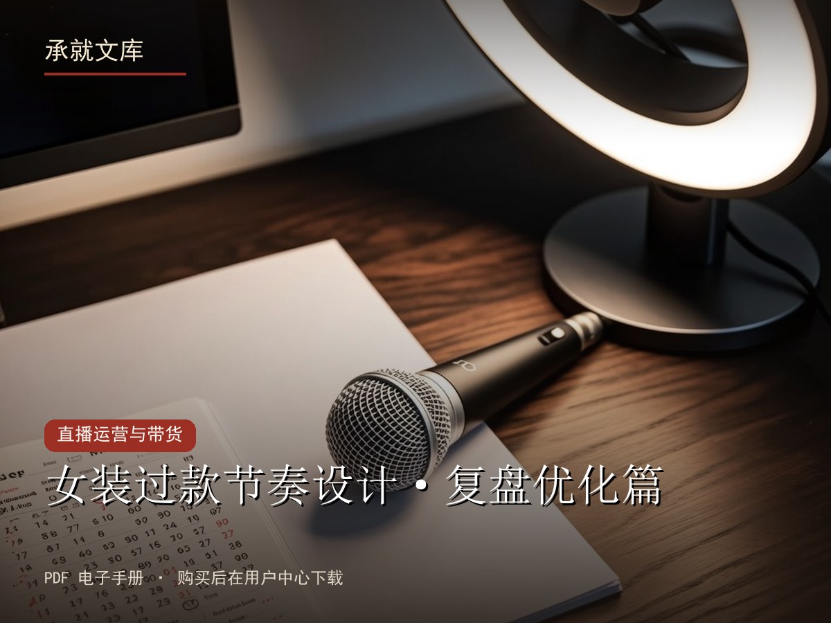 女装过款节奏设计·复盘优化篇