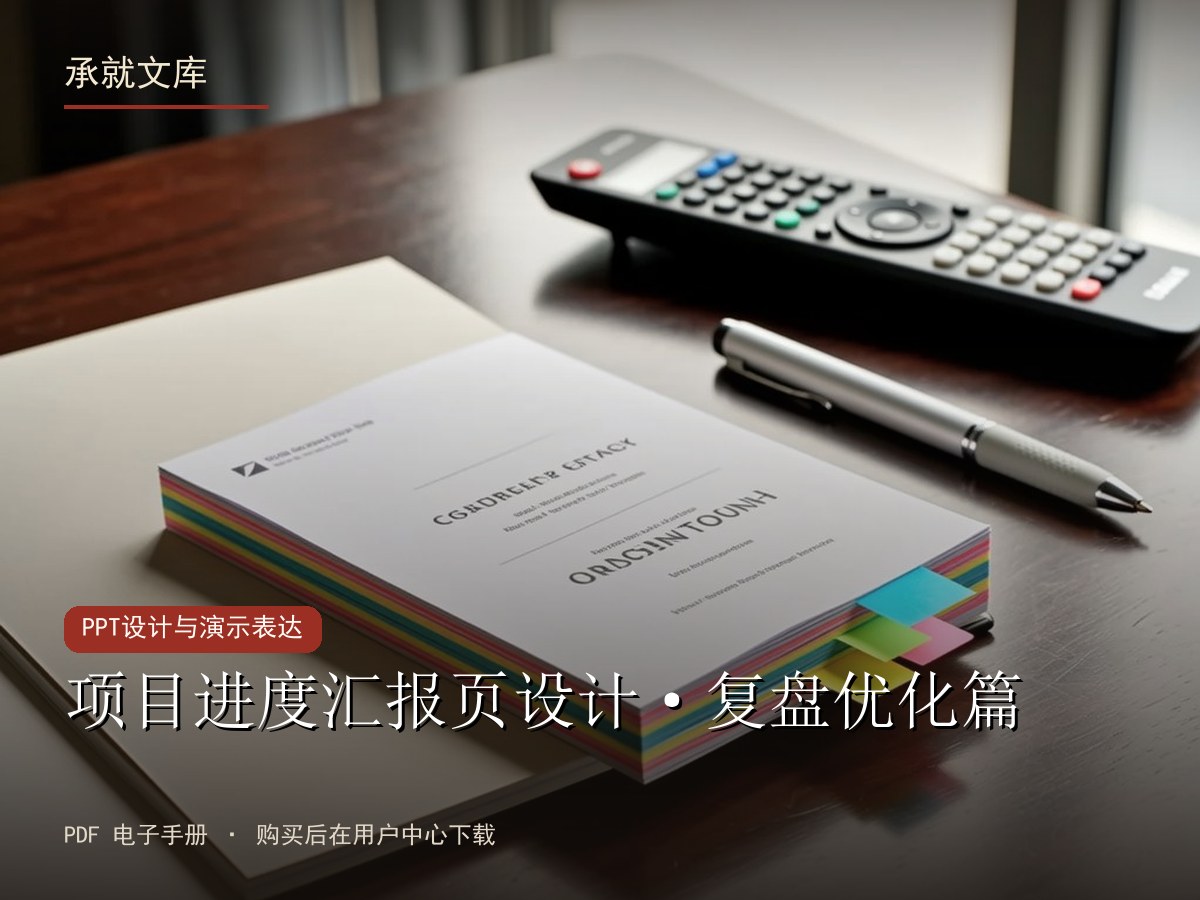 项目进度汇报页设计·复盘优化篇