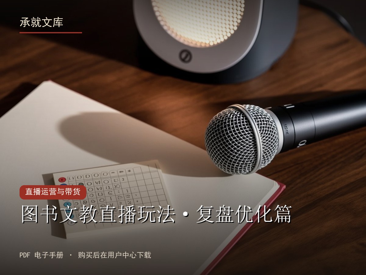 图书文教直播玩法·复盘优化篇