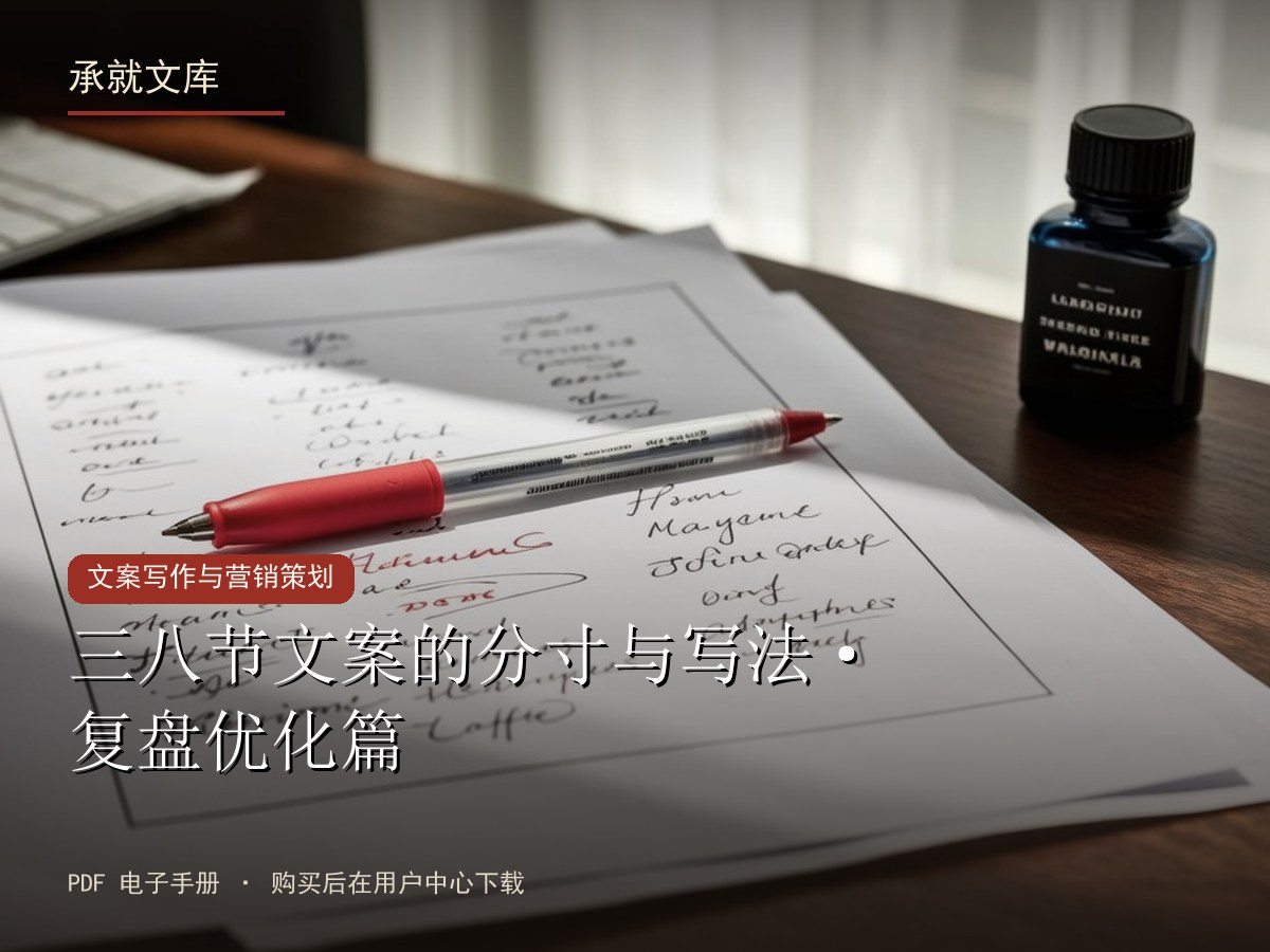 三八节文案的分寸与写法·复盘优化篇