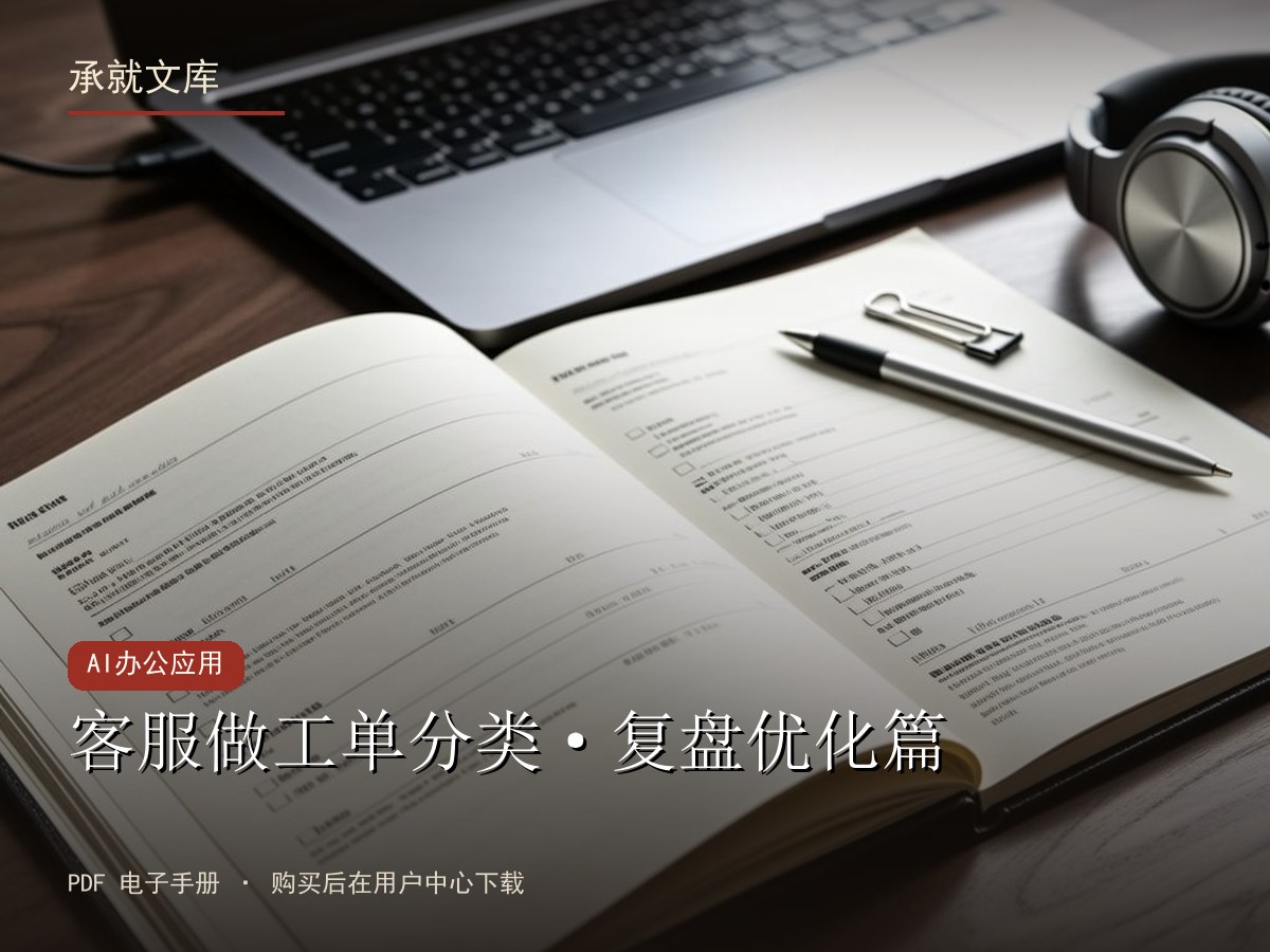 客服做工单分类·复盘优化篇