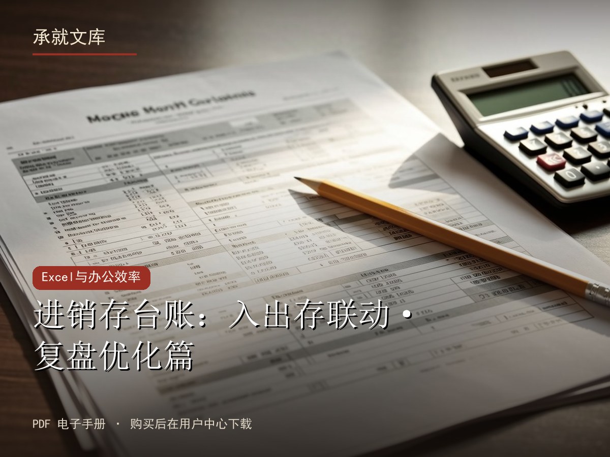 进销存台账：入出存联动·复盘优化篇