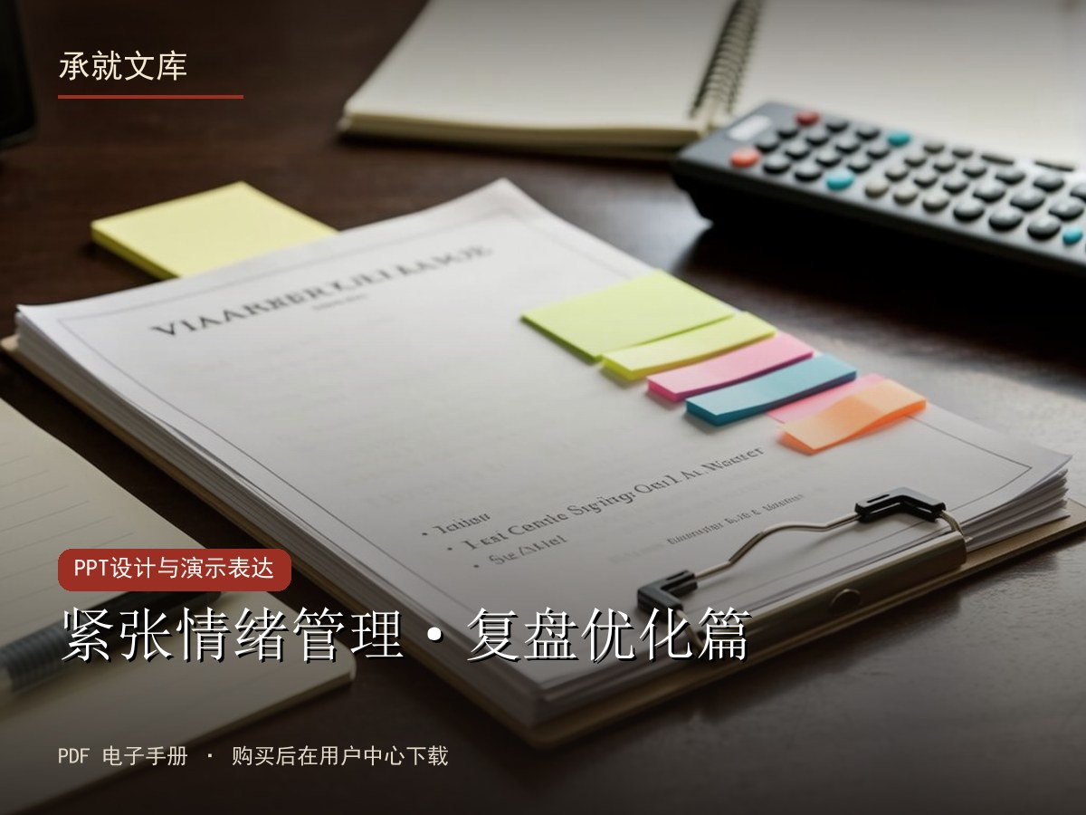 紧张情绪管理·复盘优化篇