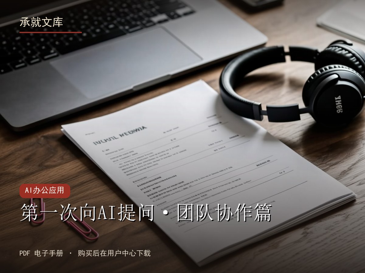 第一次向AI提问·团队协作篇