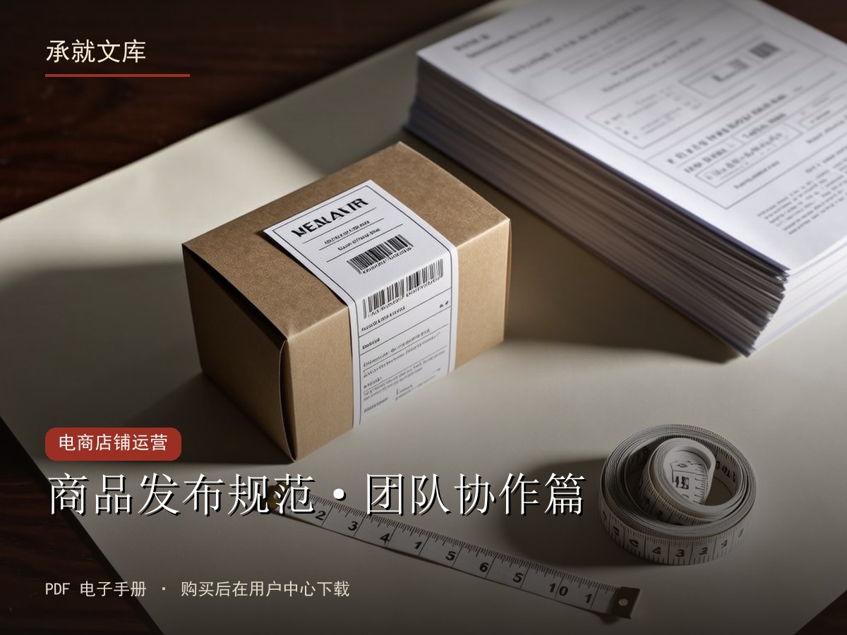 商品发布规范·团队协作篇
