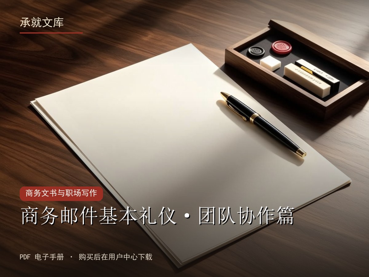 商务邮件基本礼仪·团队协作篇