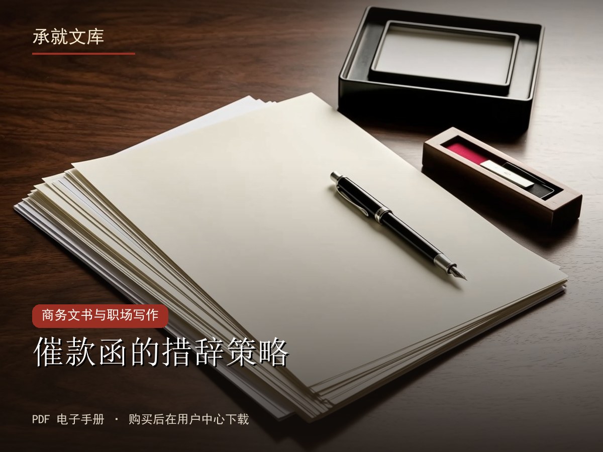 催款函的措辞策略