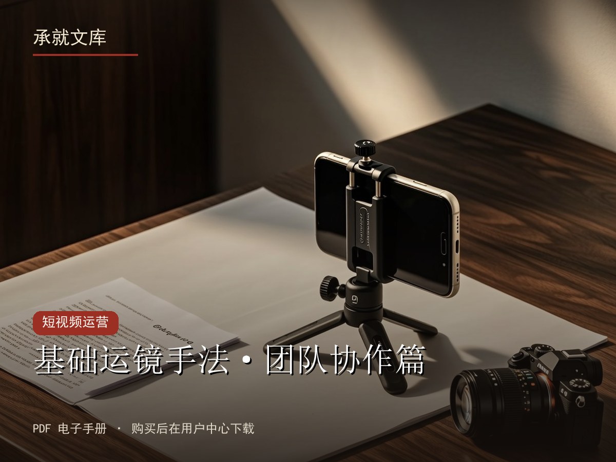 基础运镜手法·团队协作篇