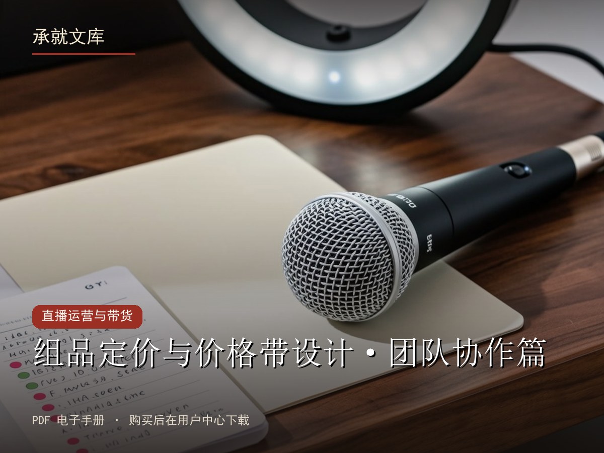 组品定价与价格带设计·团队协作篇