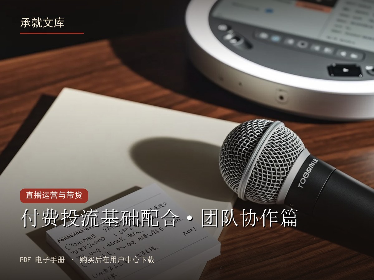 付费投流基础配合·团队协作篇