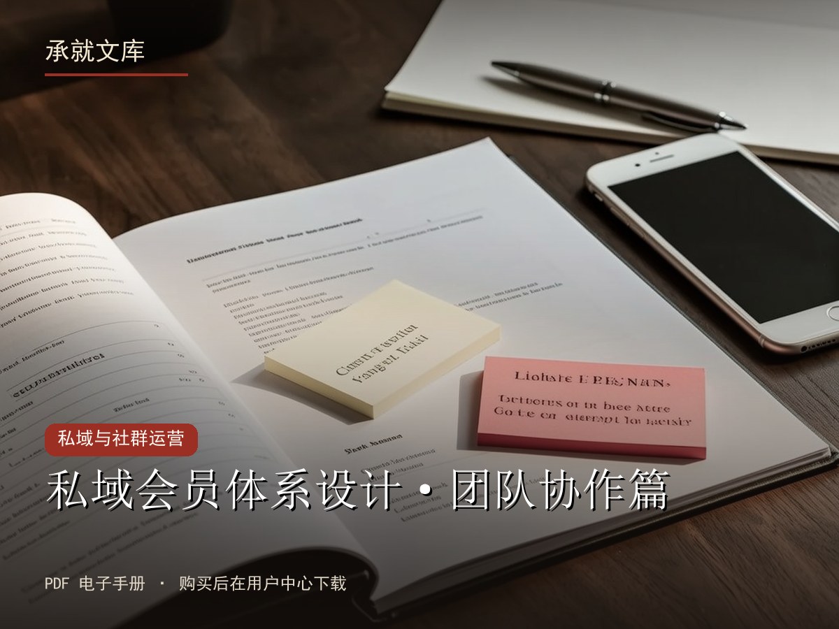 私域会员体系设计·团队协作篇
