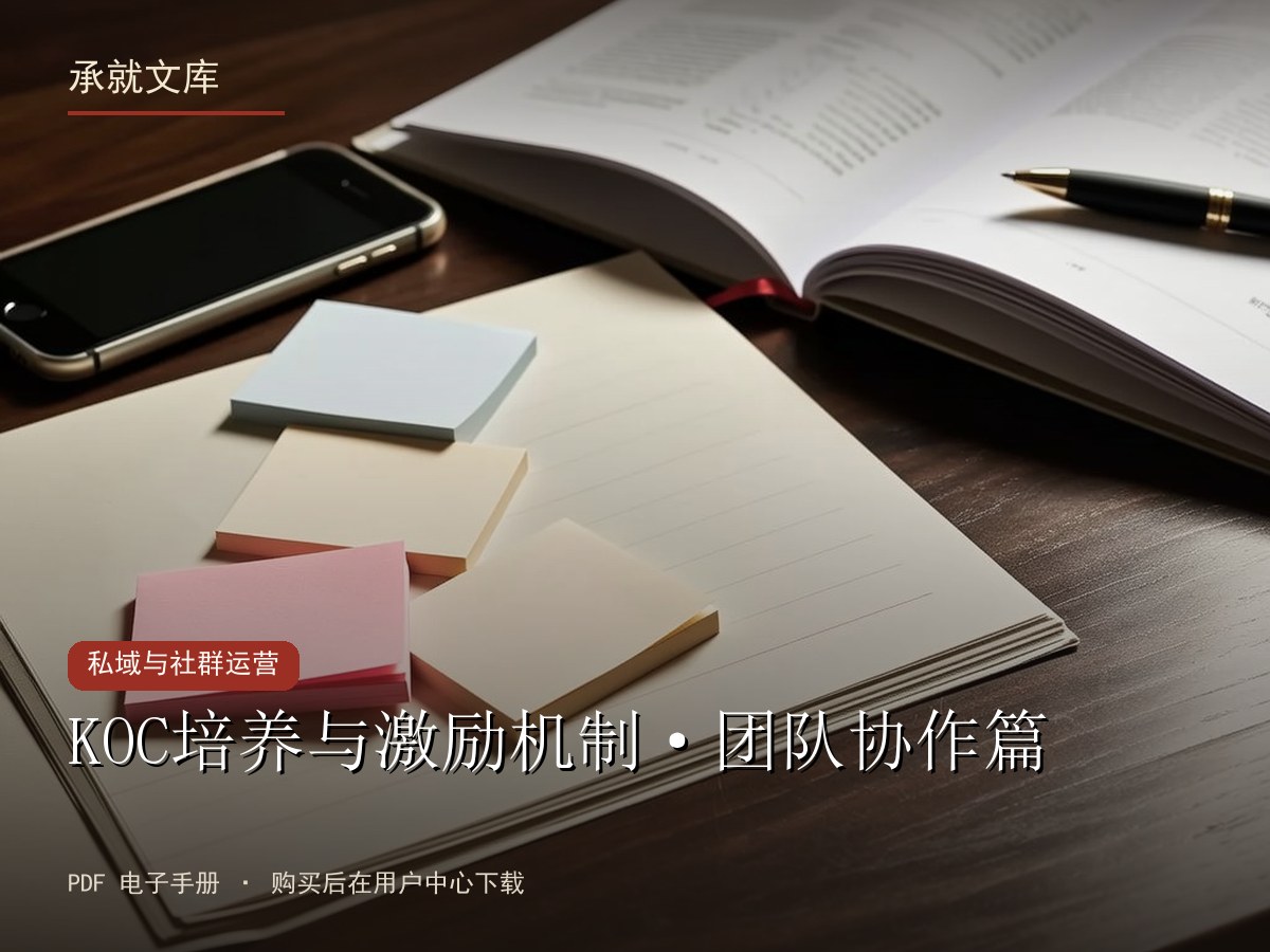 KOC培养与激励机制·团队协作篇
