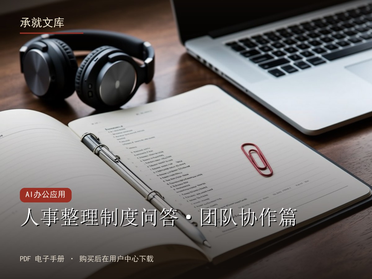 人事整理制度问答·团队协作篇