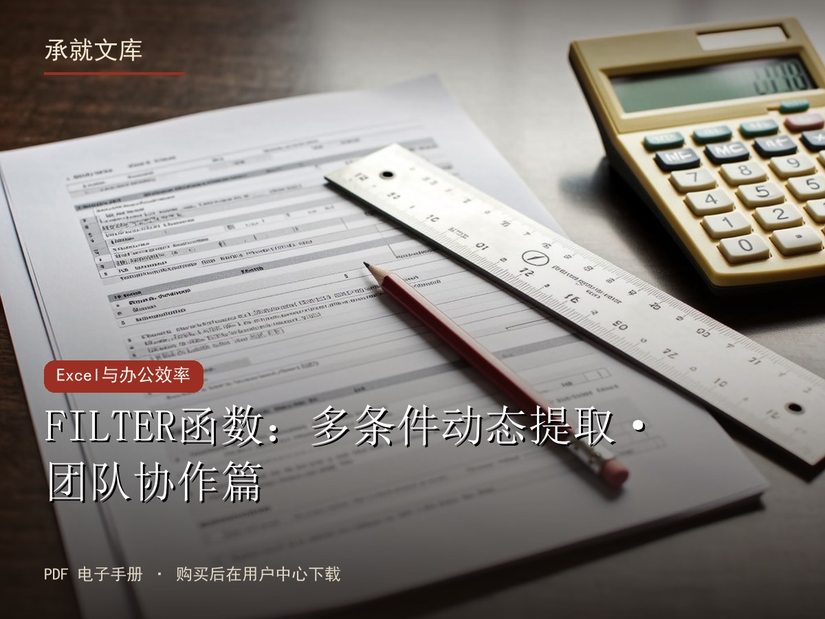 FILTER函数：多条件动态提取·团队协作篇