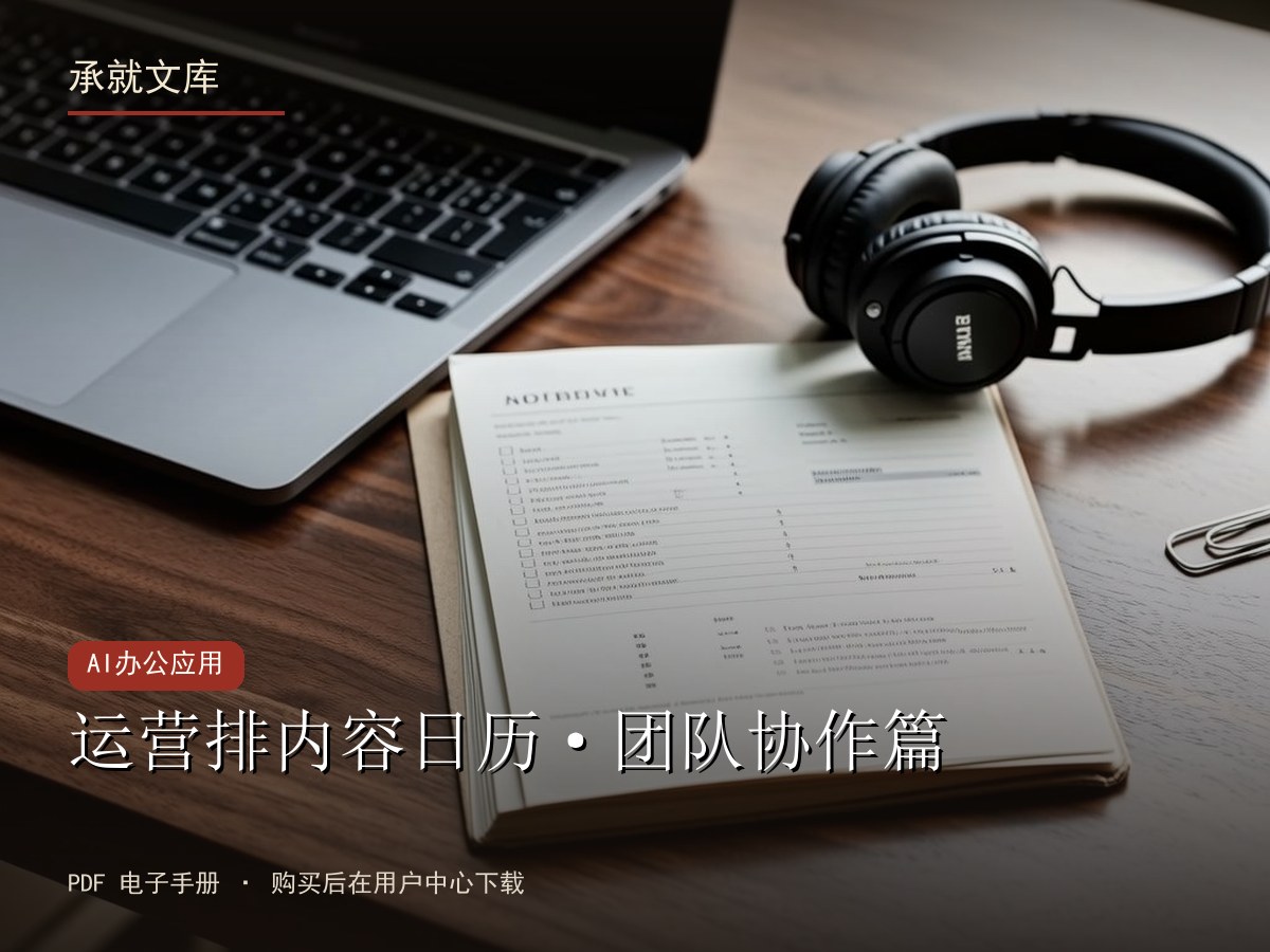 运营排内容日历·团队协作篇