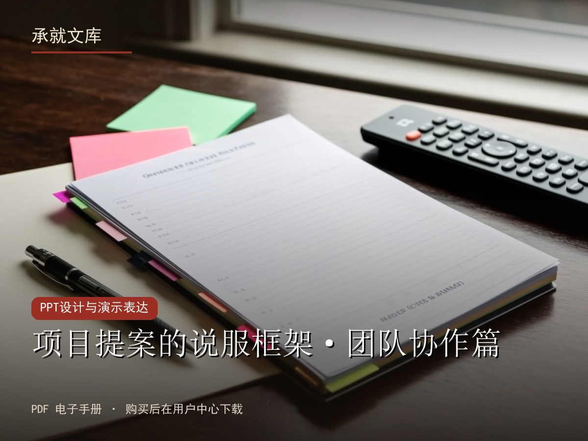 项目提案的说服框架·团队协作篇