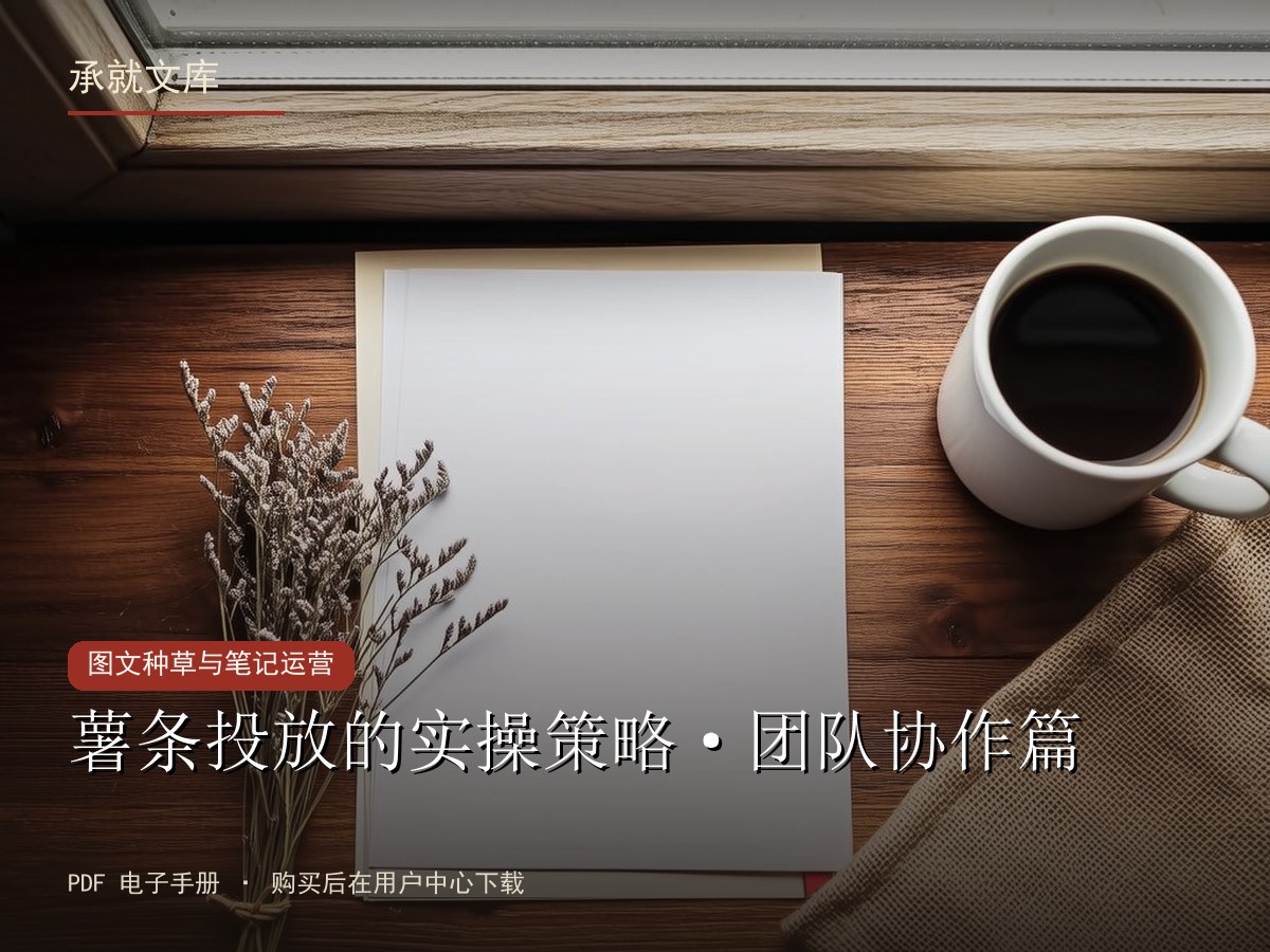 薯条投放的实操策略·团队协作篇
