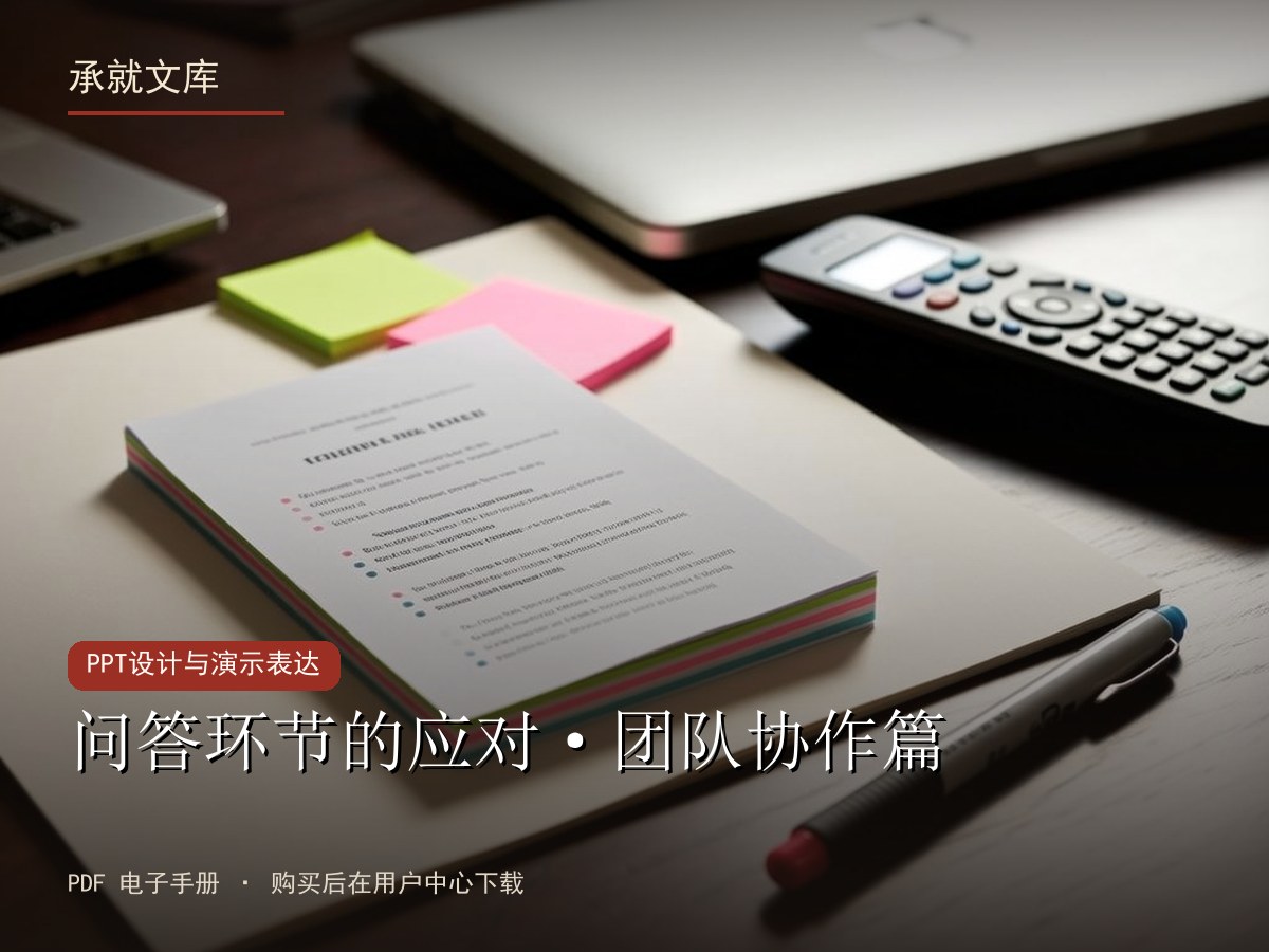 问答环节的应对·团队协作篇
