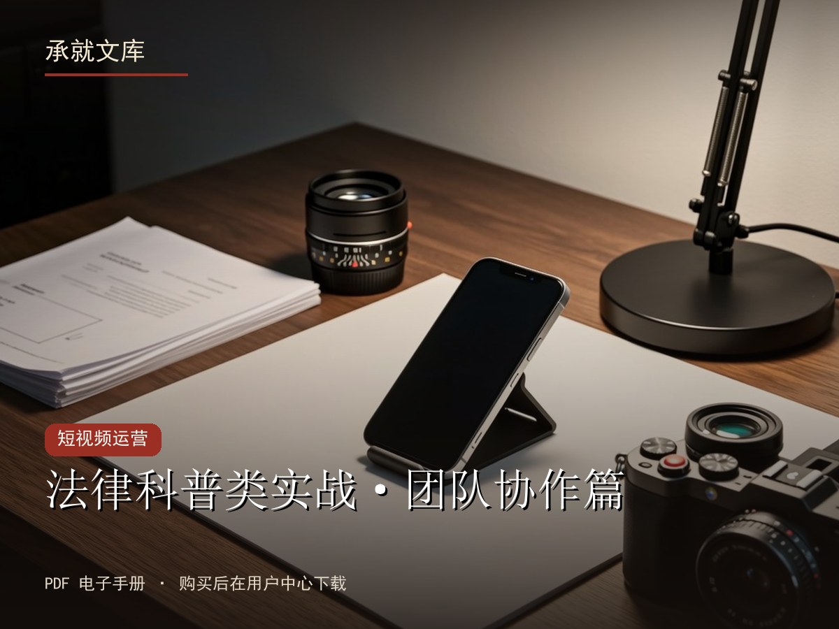 法律科普类实战·团队协作篇