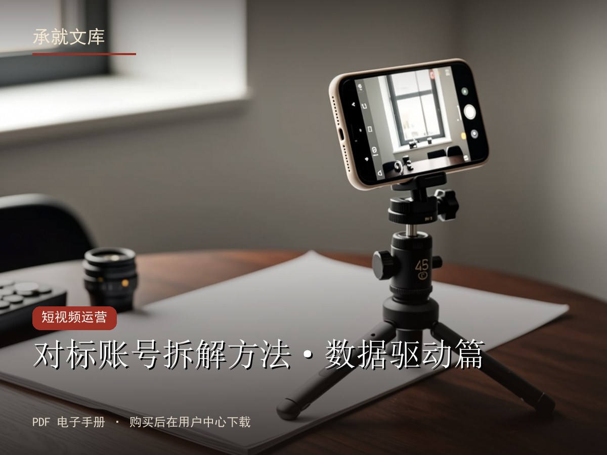 对标账号拆解方法·数据驱动篇