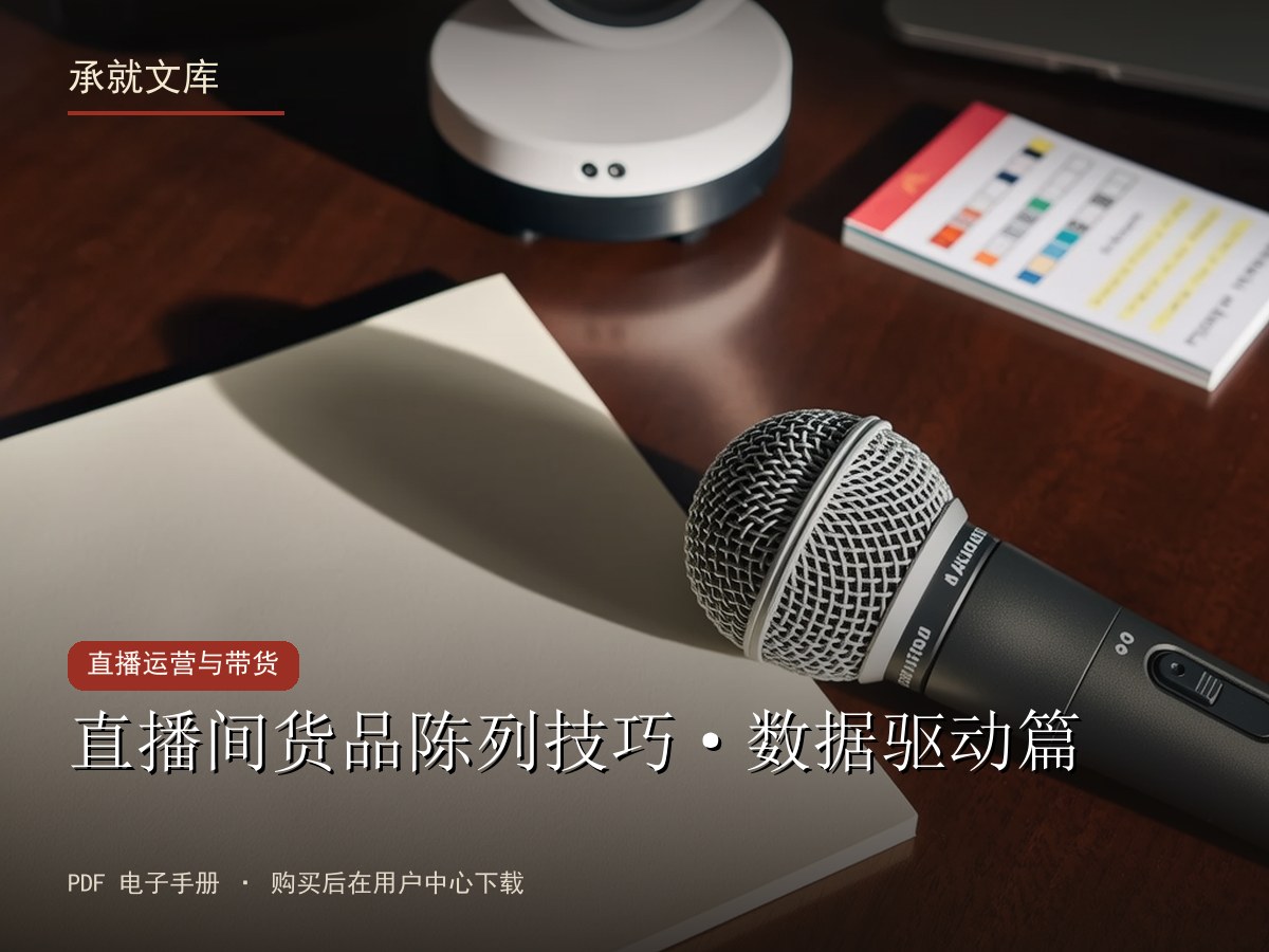 直播间货品陈列技巧·数据驱动篇