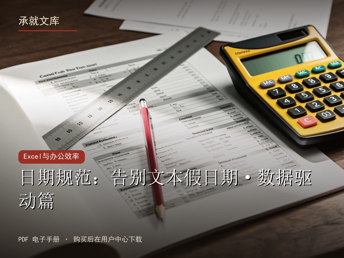 日期规范：告别文本假日期·数据驱动篇
