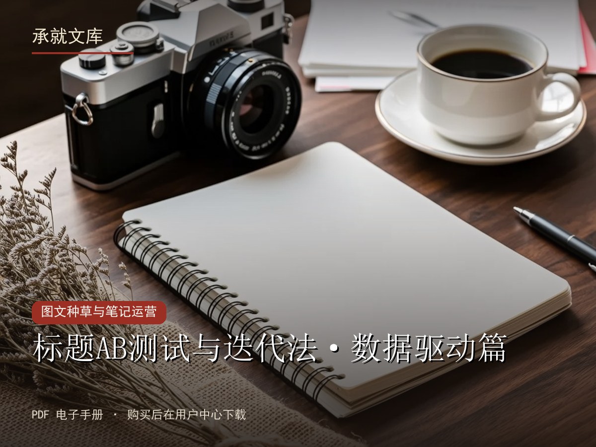 标题AB测试与迭代法·数据驱动篇