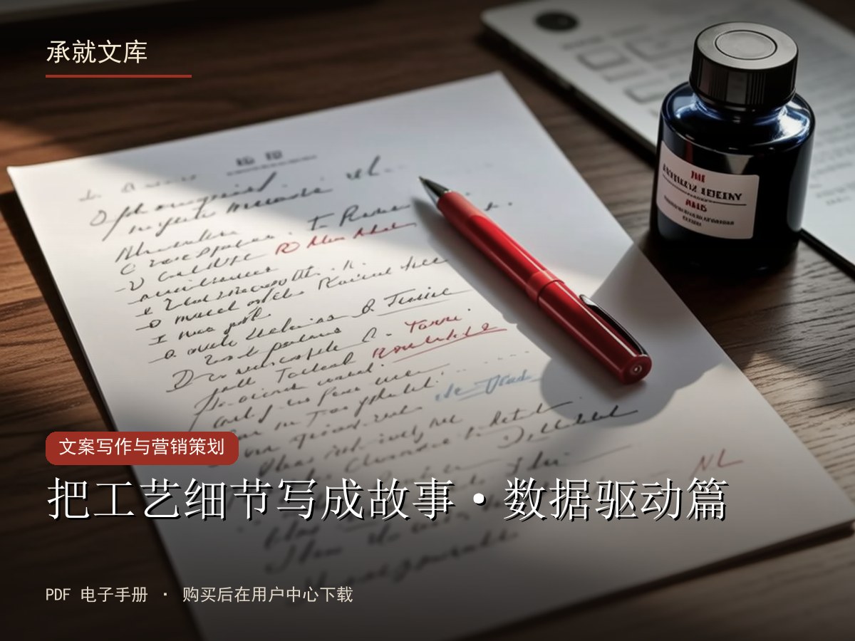 把工艺细节写成故事·数据驱动篇