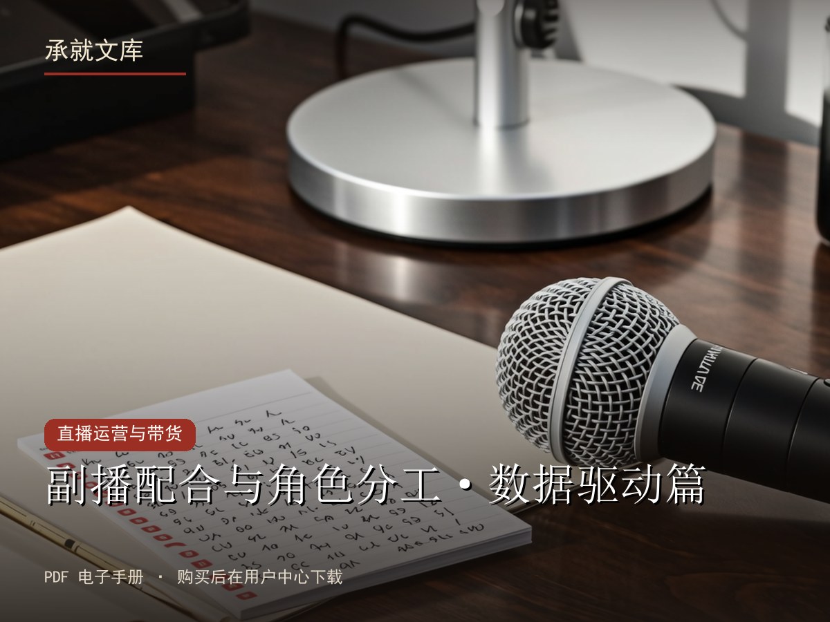 副播配合与角色分工·数据驱动篇
