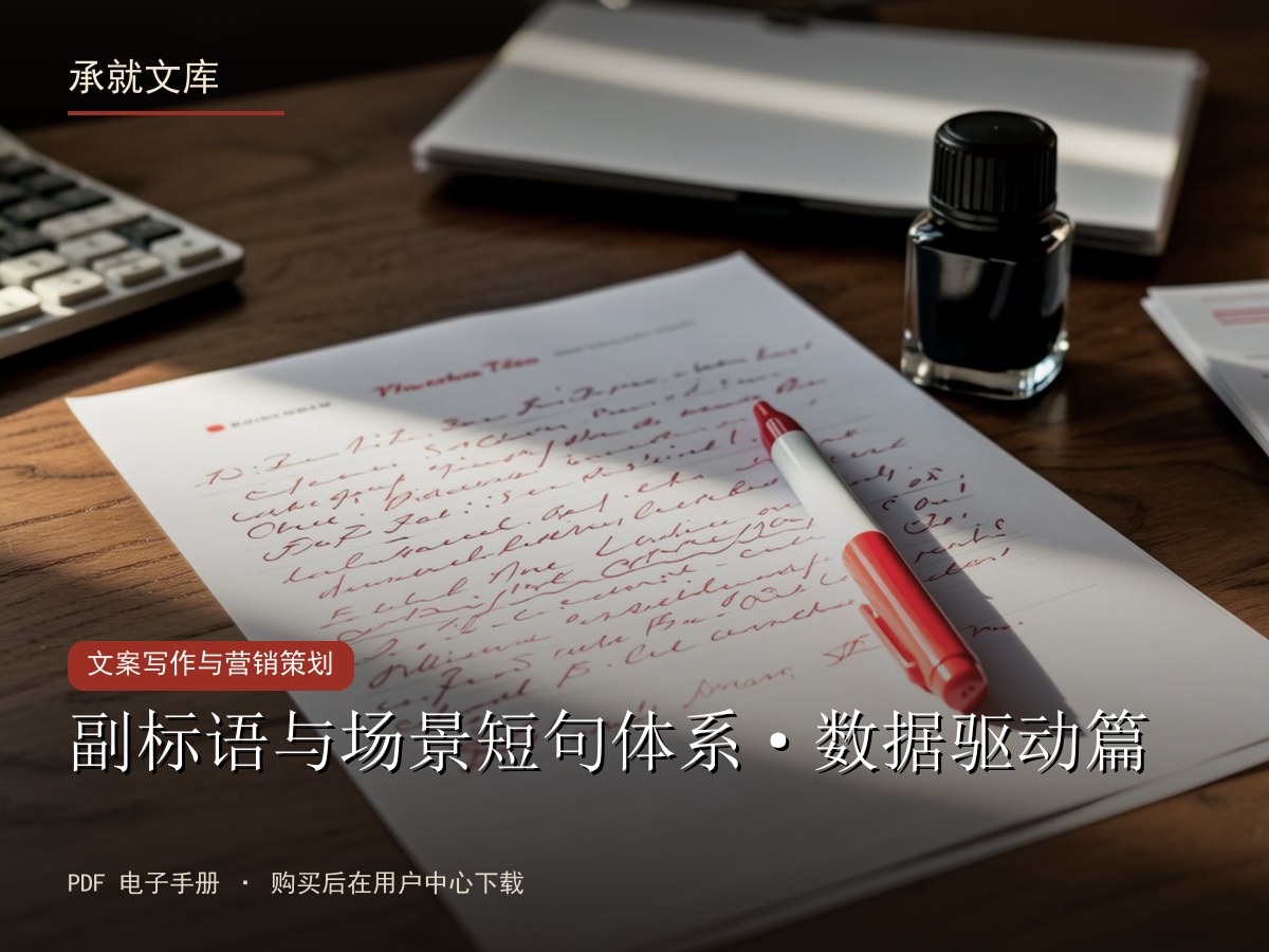 副标语与场景短句体系·数据驱动篇