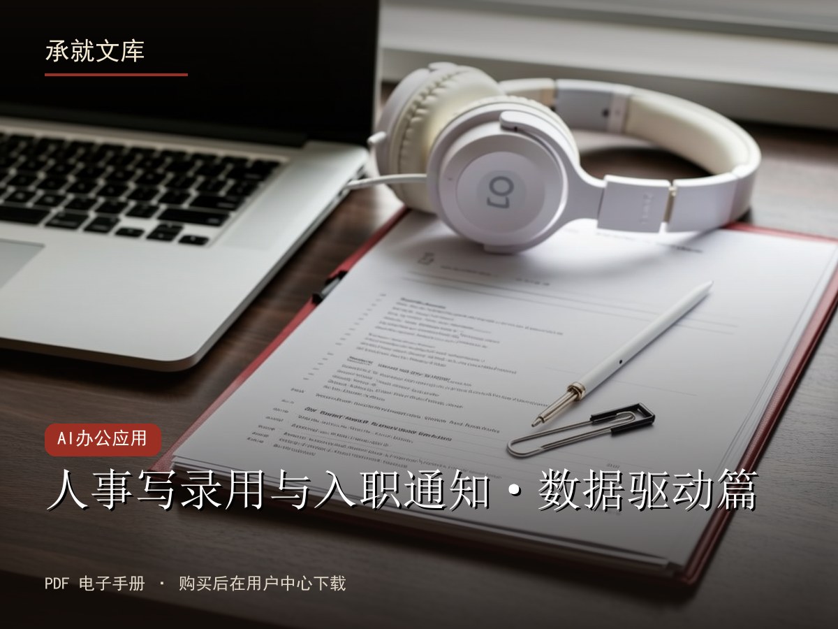 人事写录用与入职通知·数据驱动篇