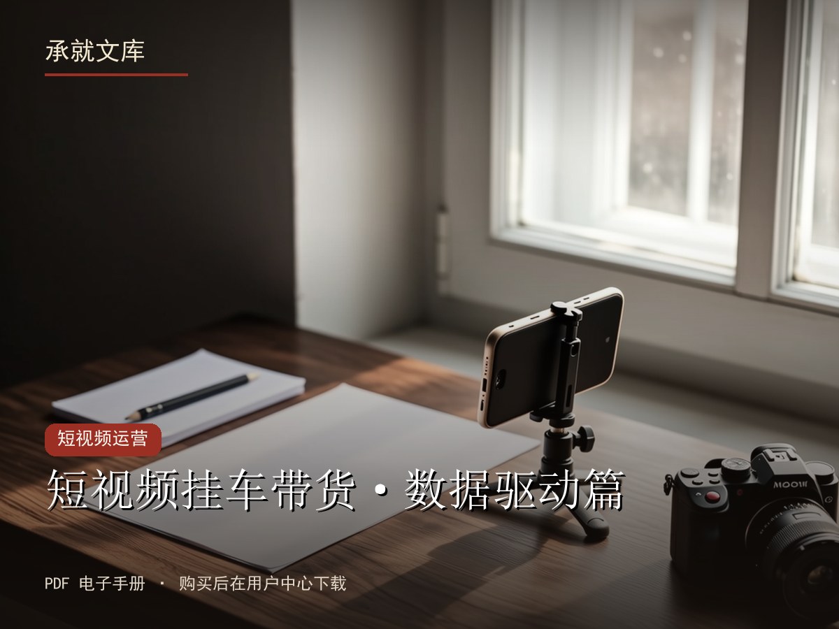 短视频挂车带货·数据驱动篇
