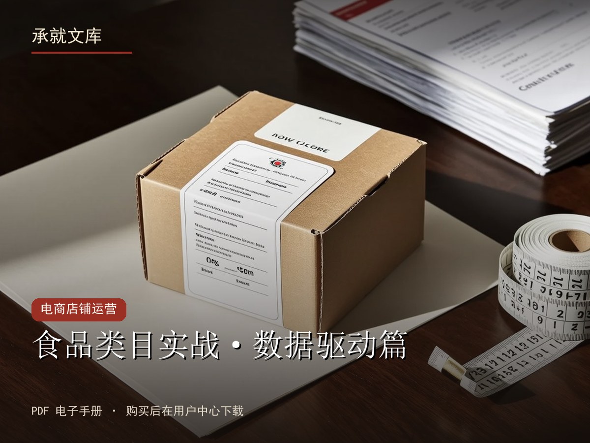 食品类目实战·数据驱动篇