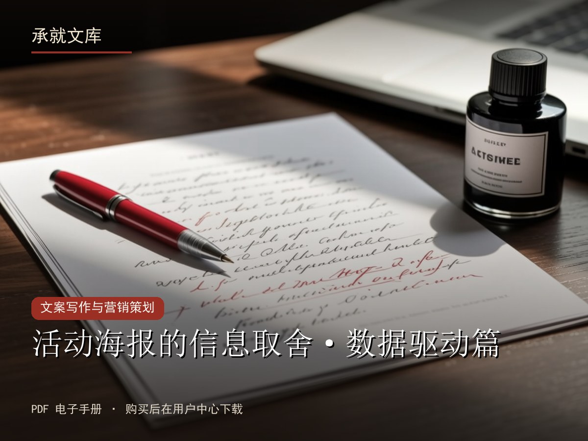 活动海报的信息取舍·数据驱动篇
