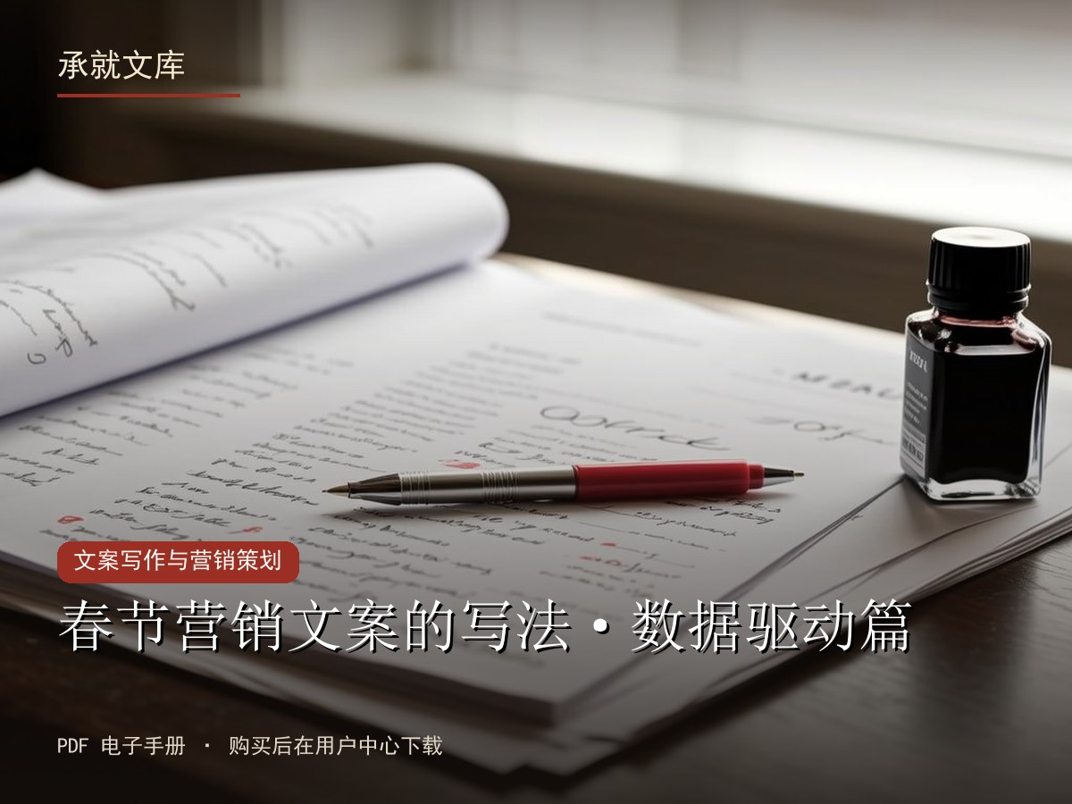 春节营销文案的写法·数据驱动篇