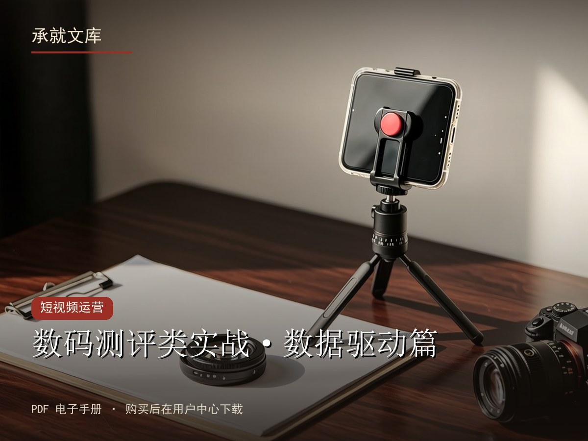 数码测评类实战·数据驱动篇