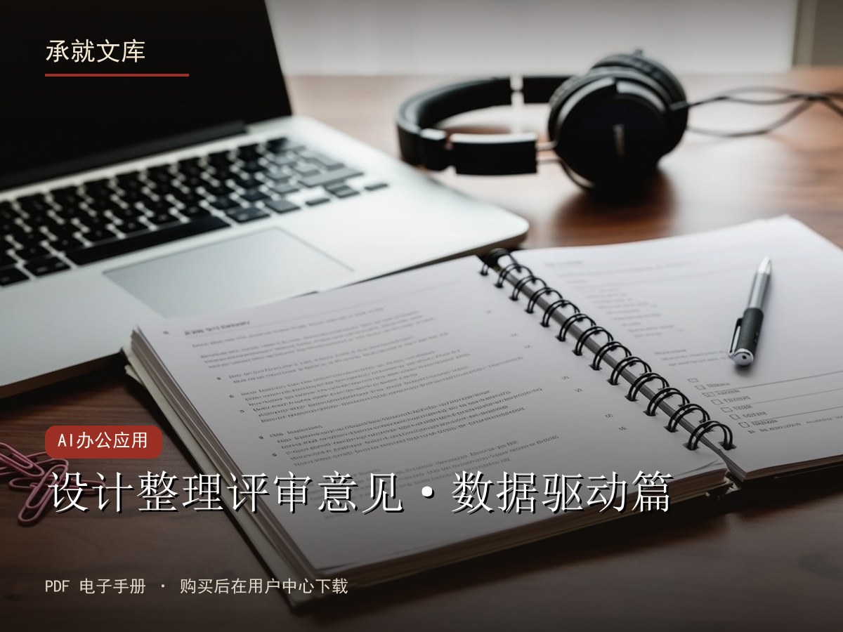 设计整理评审意见·数据驱动篇