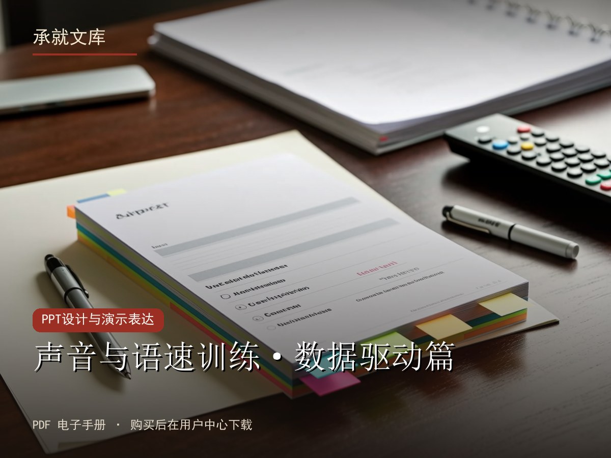 声音与语速训练·数据驱动篇