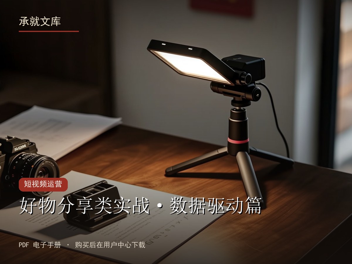 好物分享类实战·数据驱动篇
