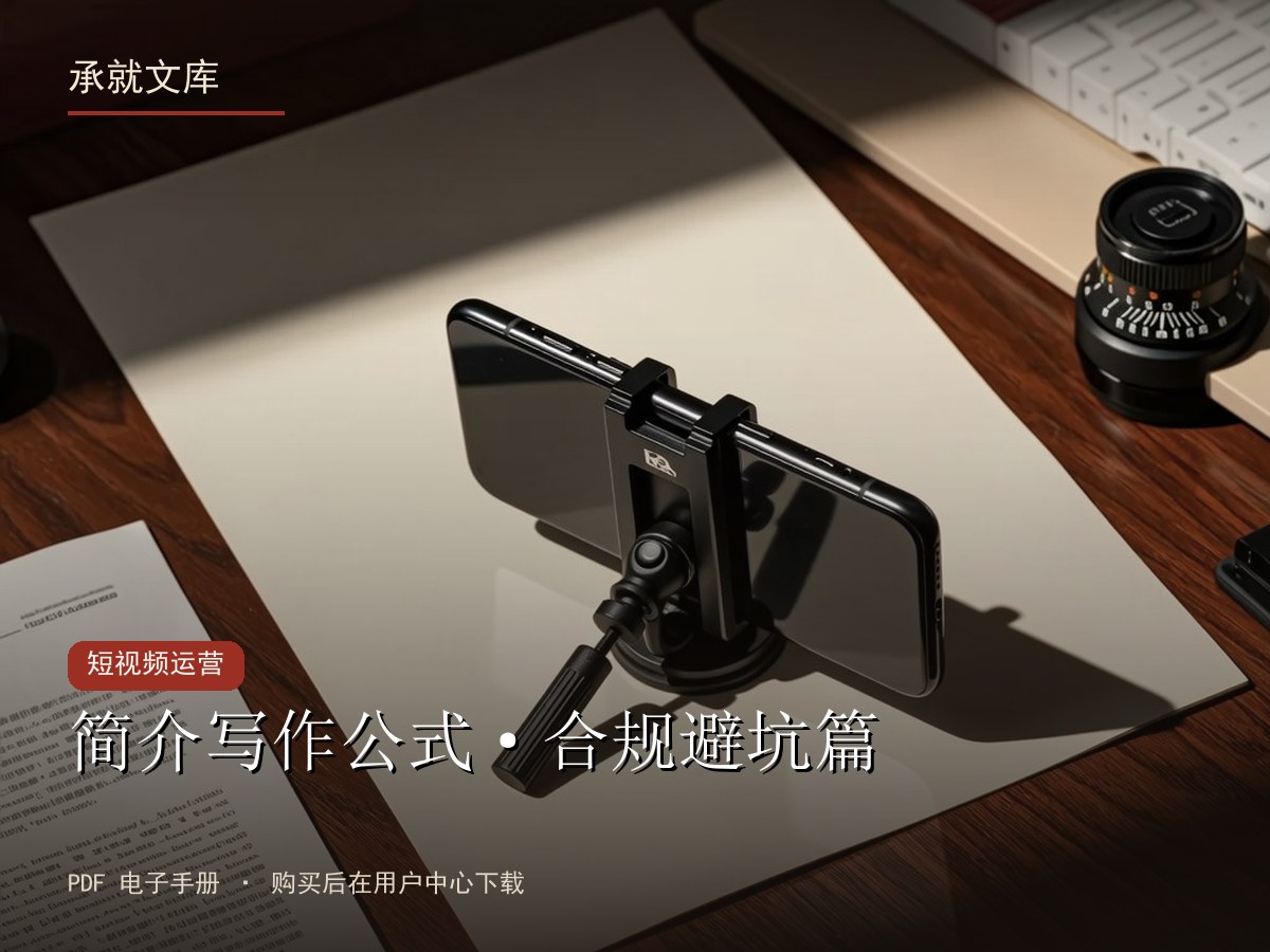 简介写作公式·合规避坑篇