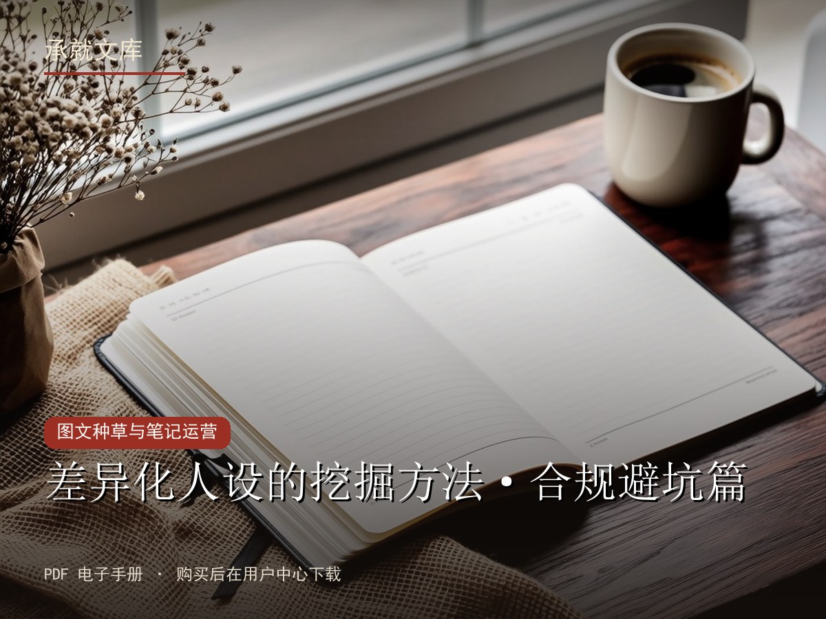 差异化人设的挖掘方法·合规避坑篇