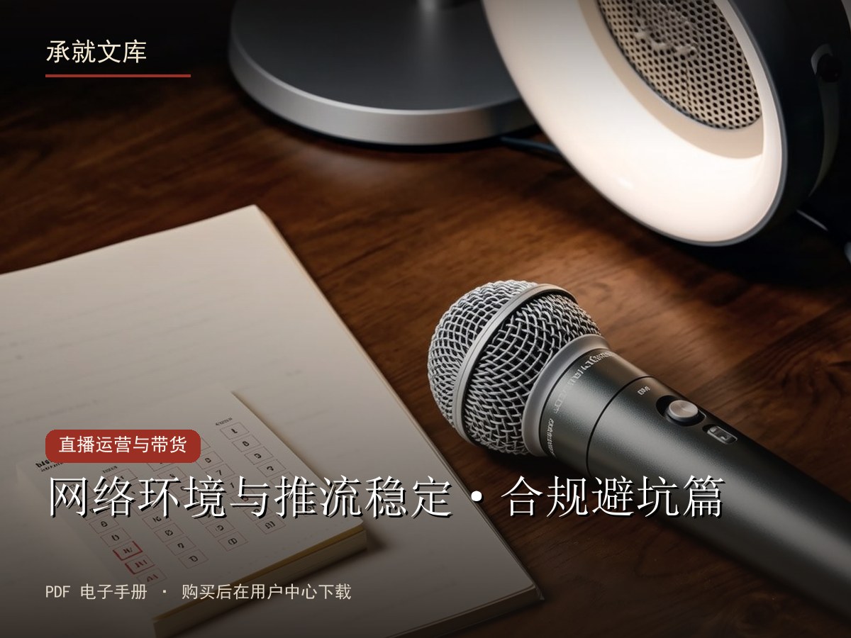 网络环境与推流稳定·合规避坑篇