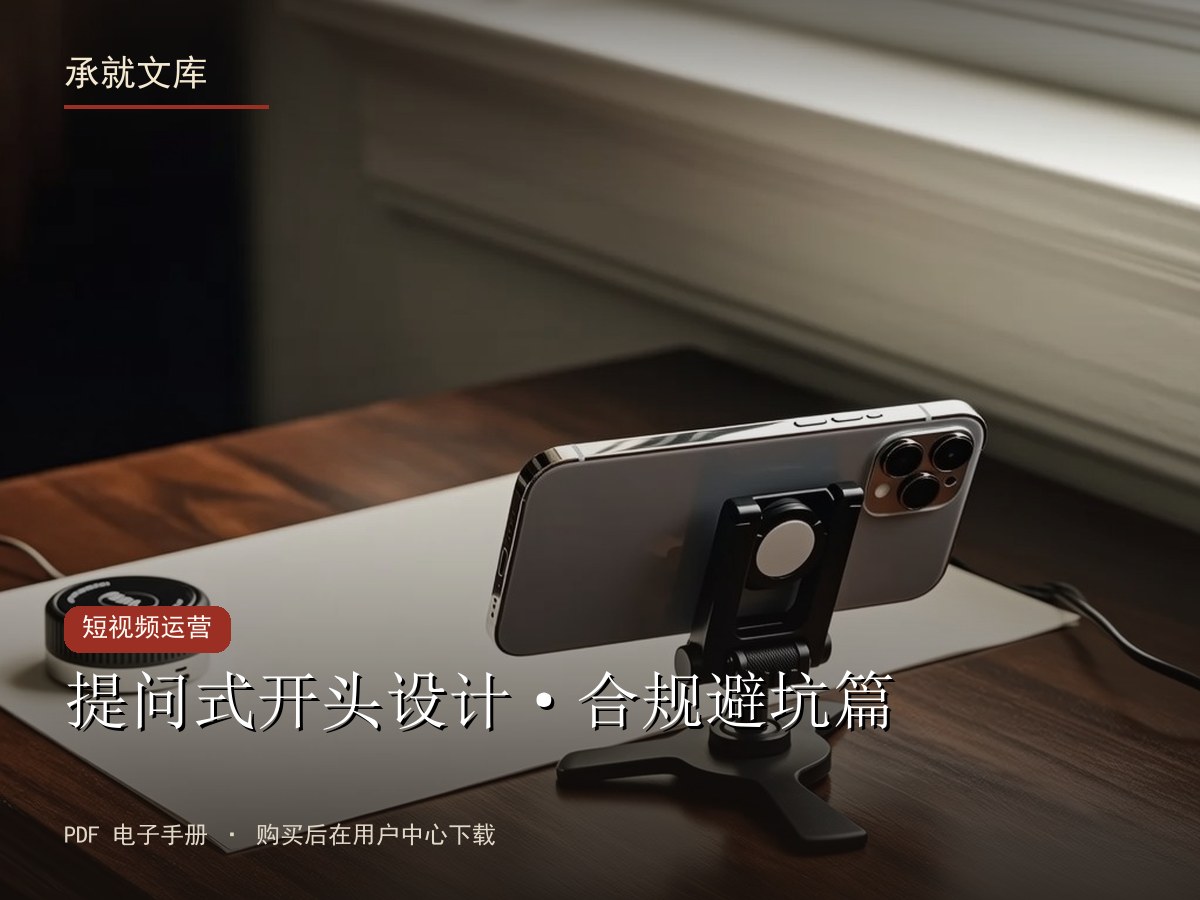提问式开头设计·合规避坑篇