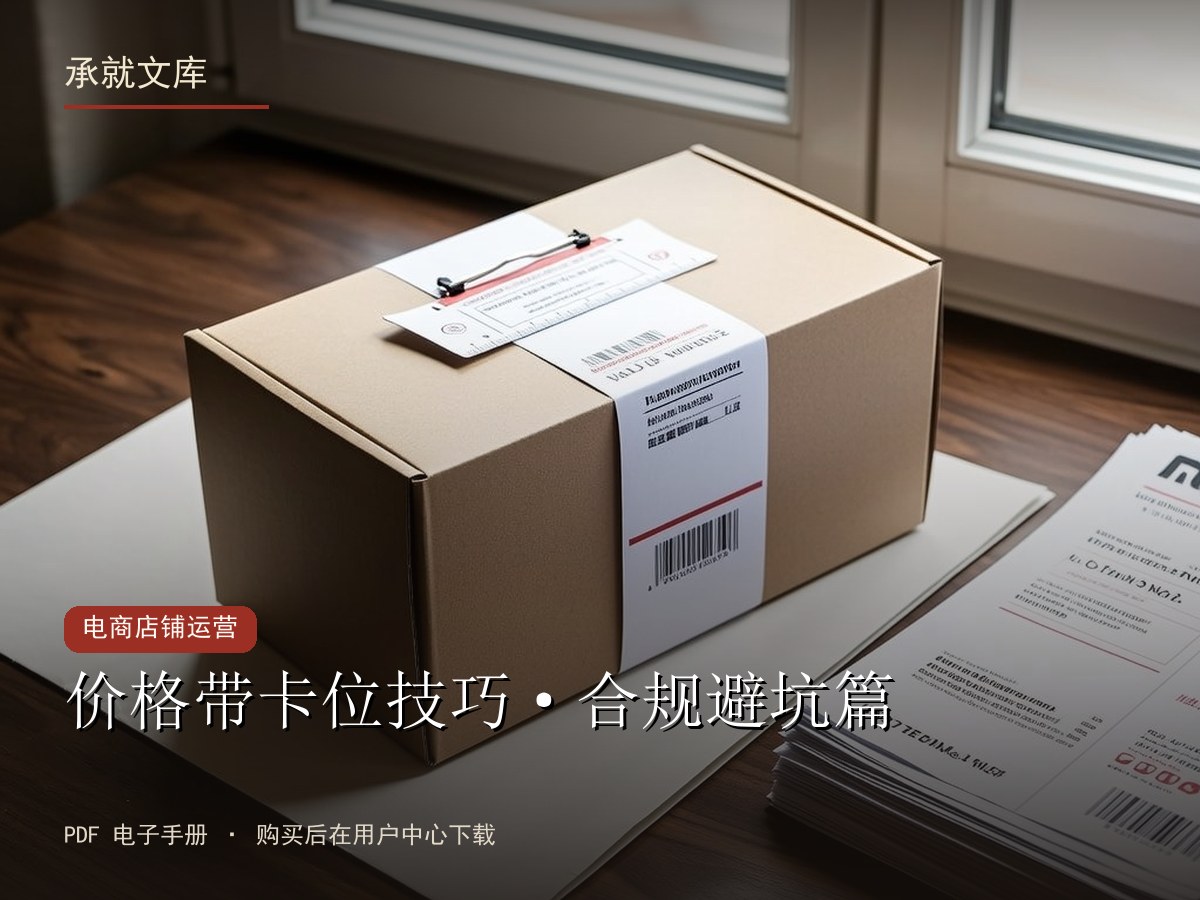 价格带卡位技巧·合规避坑篇