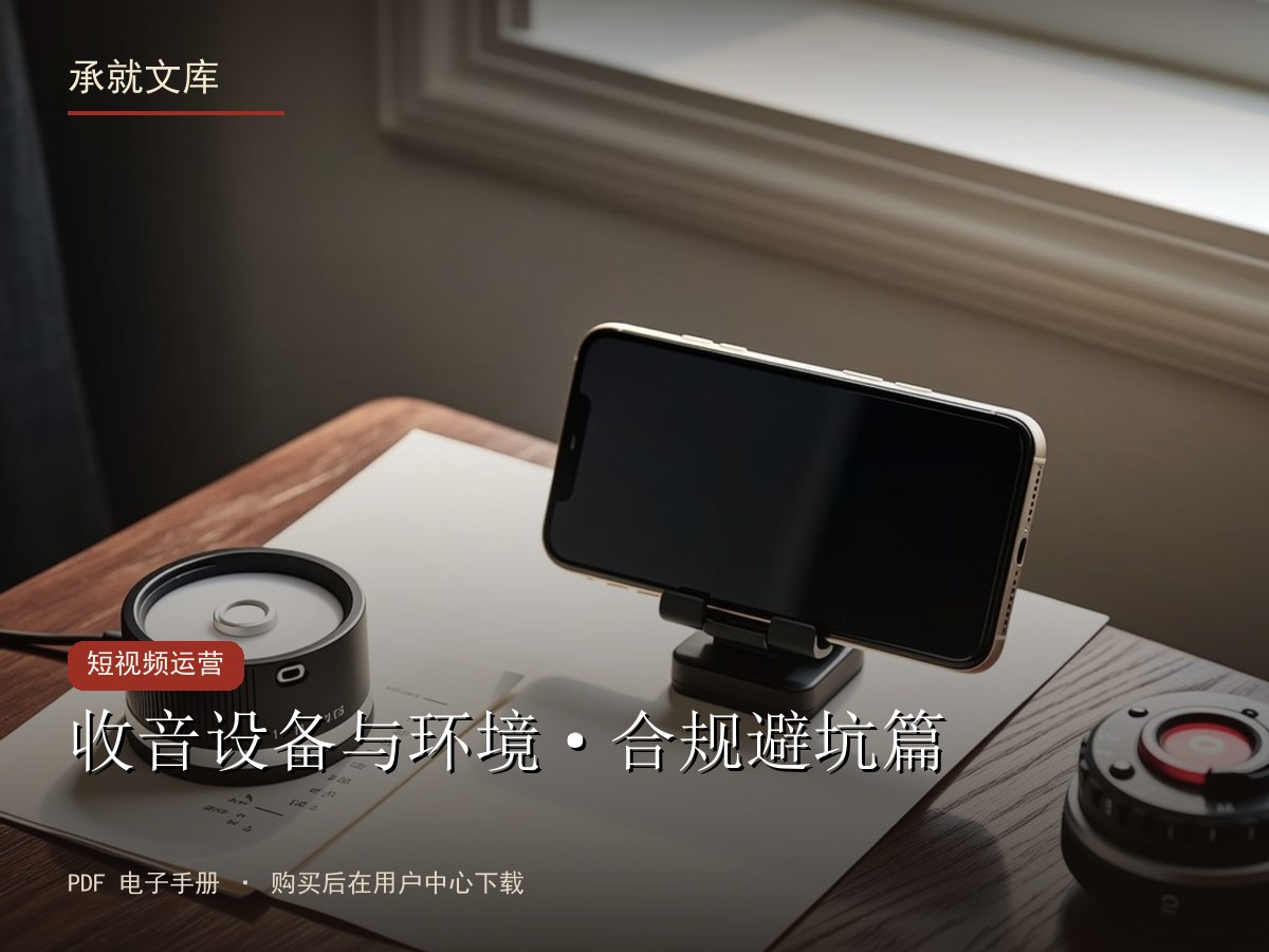 收音设备与环境·合规避坑篇