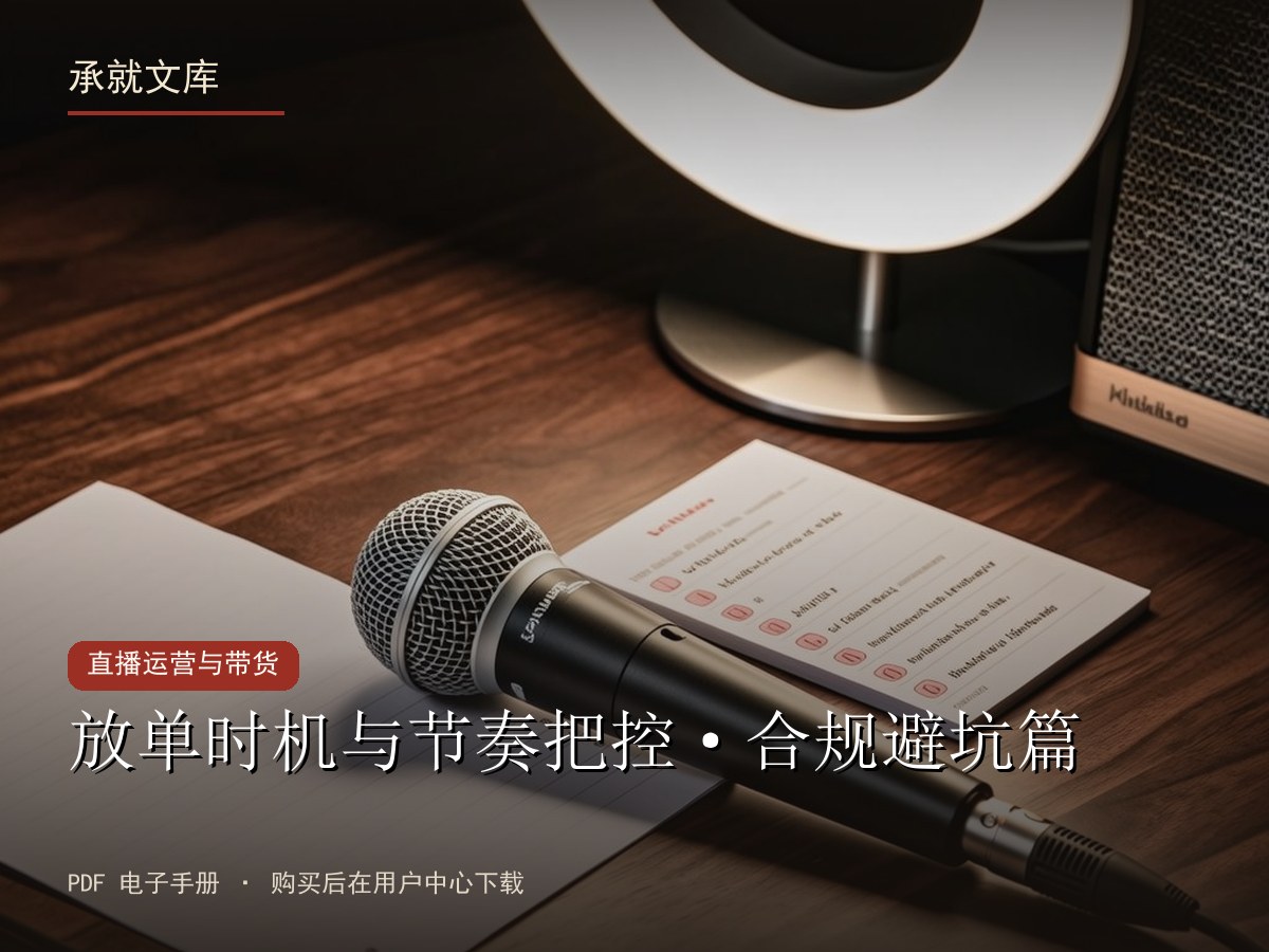 放单时机与节奏把控·合规避坑篇