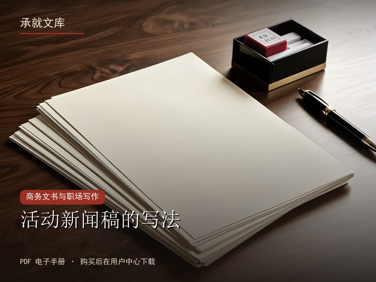 活动新闻稿的写法